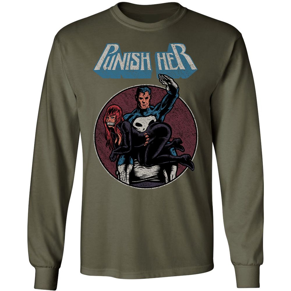 Long Sleeve T-Shirt - E3T97BMD - Military Green - 16