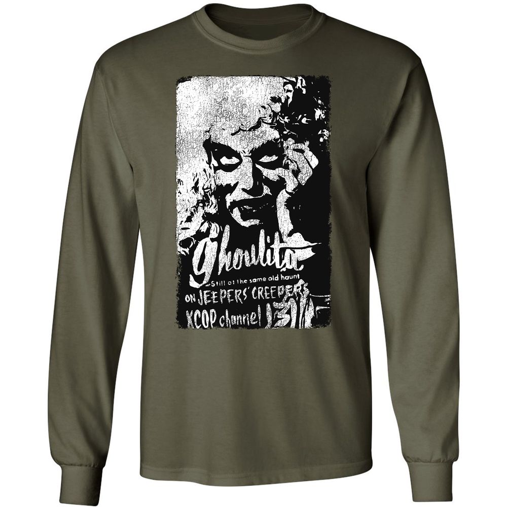 Long Sleeve T-Shirt - YVNUJGDR - Military Green - 16