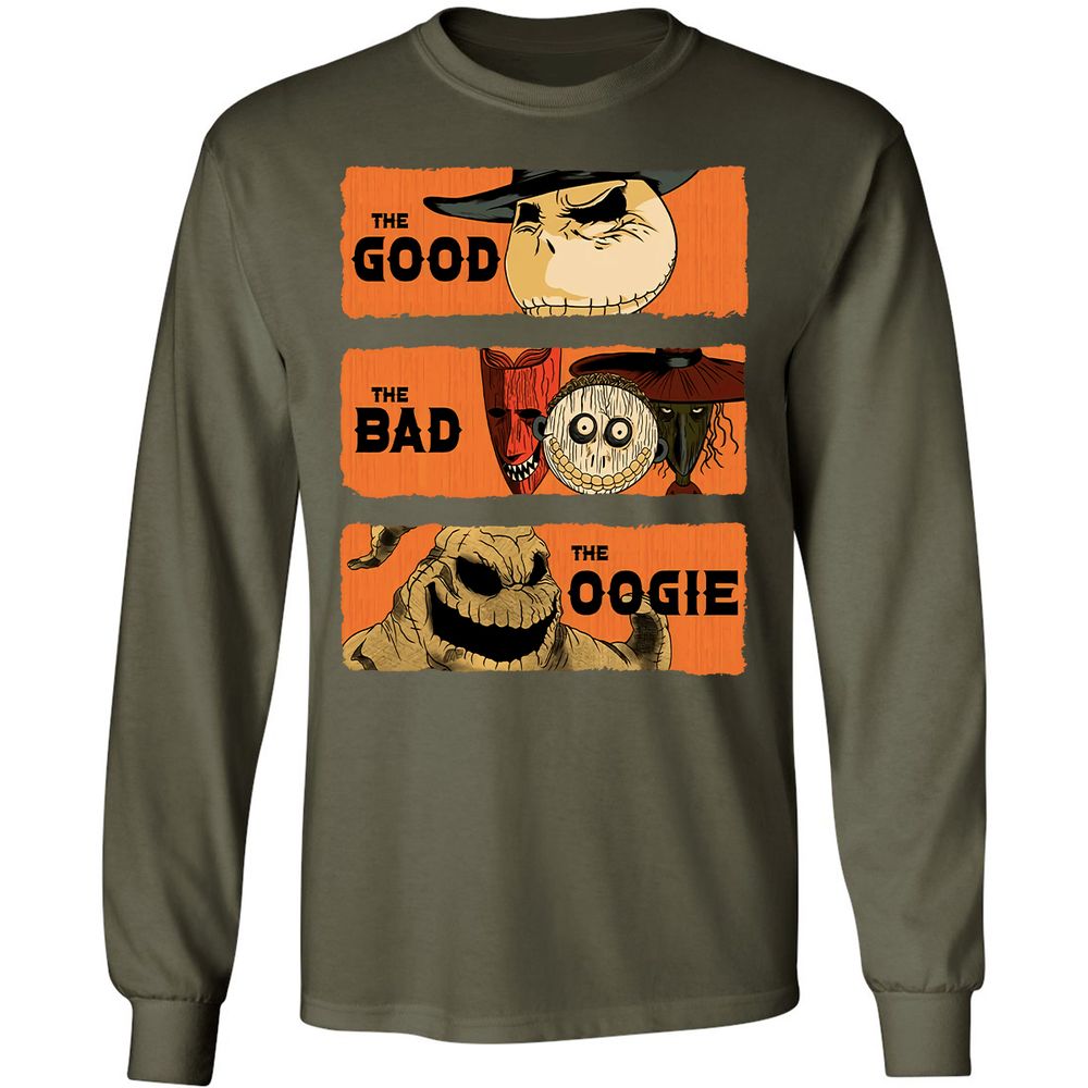 Long Sleeve T-Shirt - CM1CYM8K - Military Green - 16