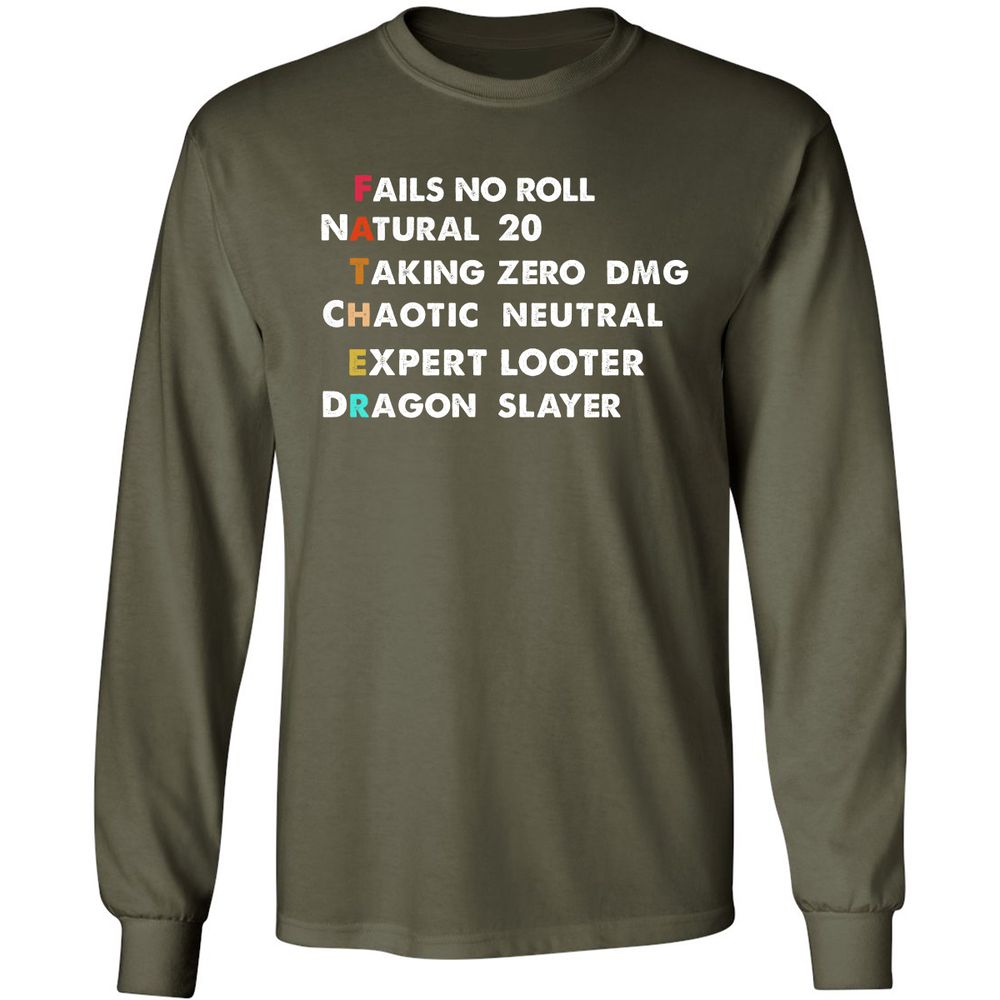 Long Sleeve T-Shirt - BH7D28JK - Military Green - 16