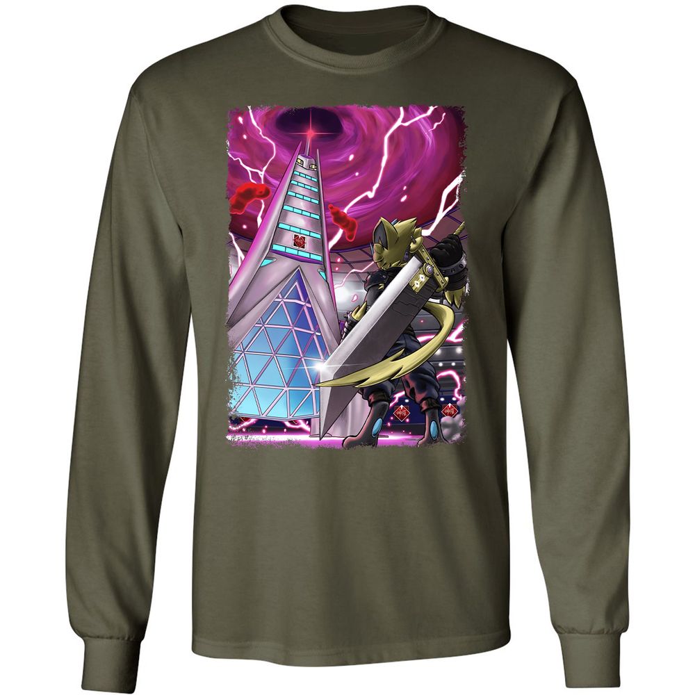 Long Sleeve T-Shirt - 1X5QNJA1 - Military Green - 16