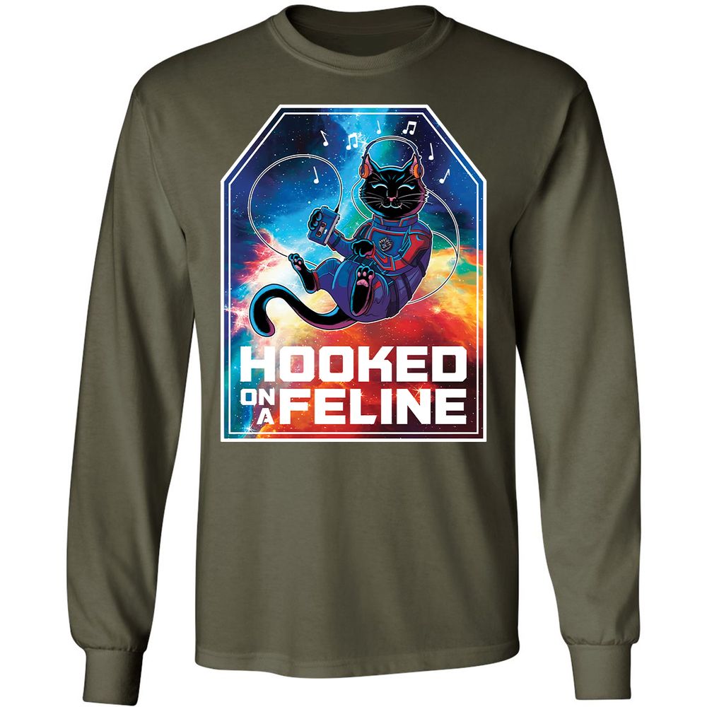 Long Sleeve T-Shirt - JQM5L3F3 - Military Green - 16