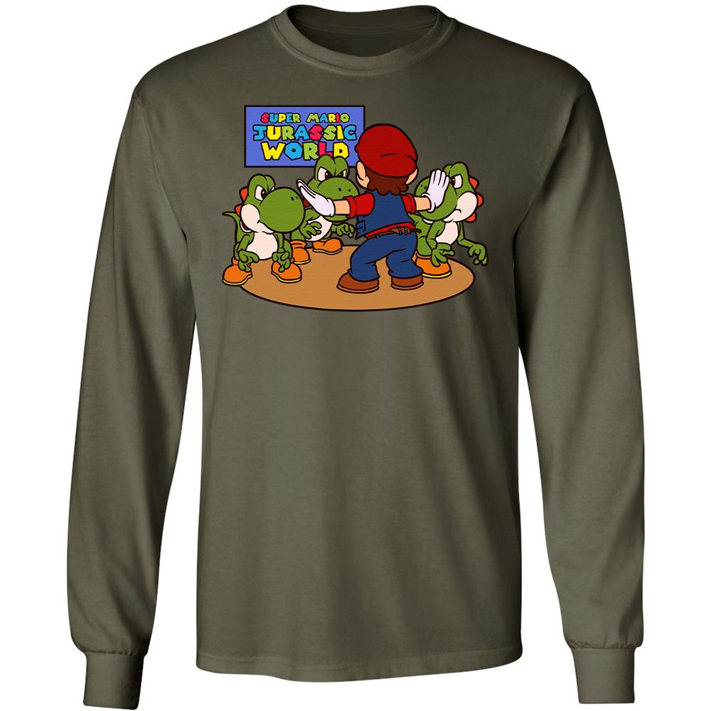 Long Sleeve T-Shirt - AEXEXE1T - Military Green - 16