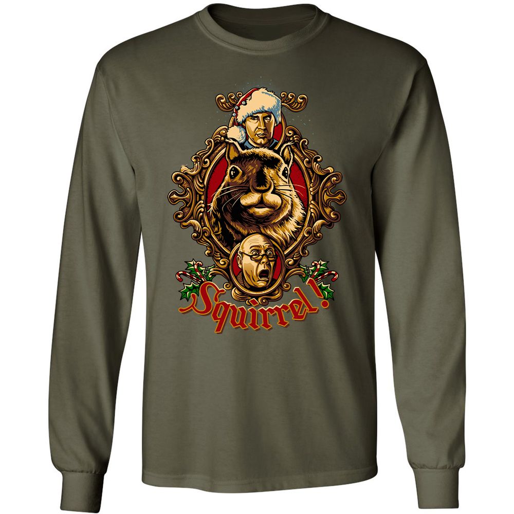 Long Sleeve T-Shirt - QBF88C1N - Military Green - 16