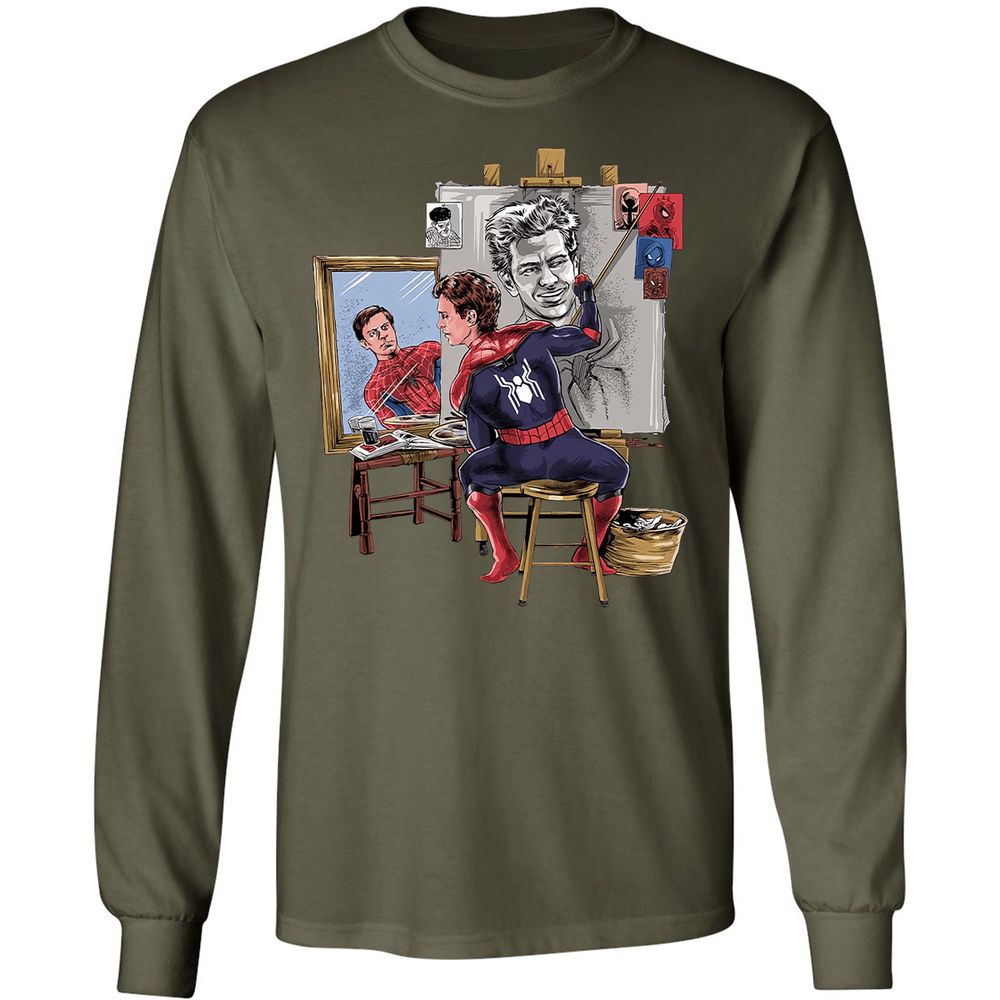 Long Sleeve T-Shirt - P34QQ68W - Military Green - 16