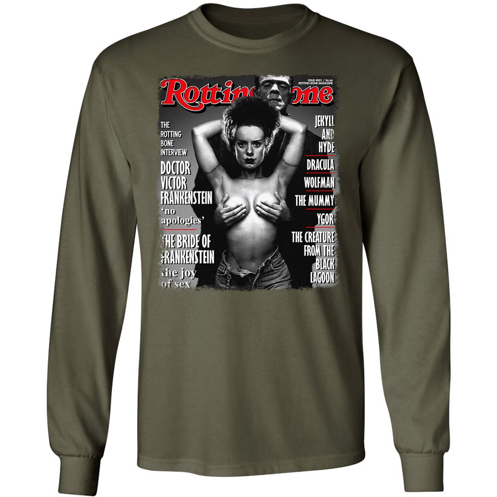 Long Sleeve T-Shirt - VVVQKDQV - Military Green - 16