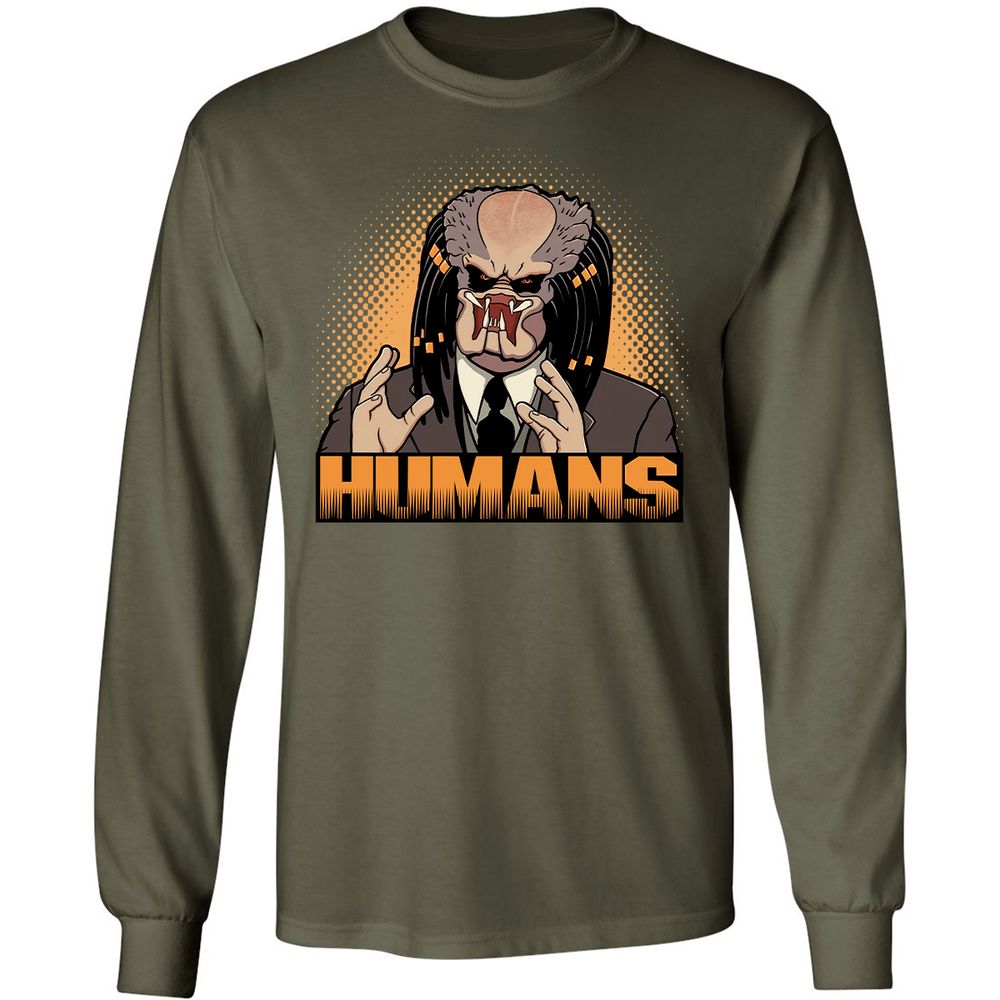 Long Sleeve T-Shirt - 3GALSJ6H - Military Green - 16