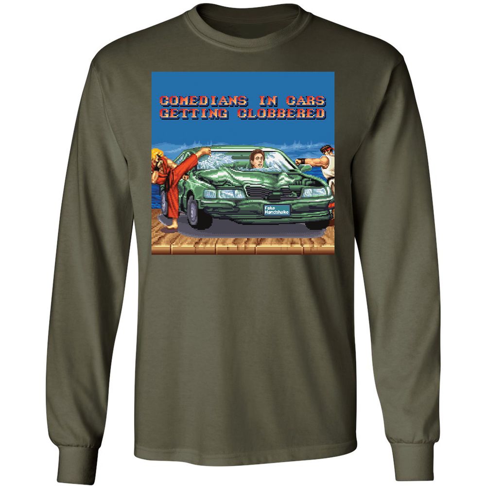 Long Sleeve T-Shirt - N2DB98SW - Military Green - 16