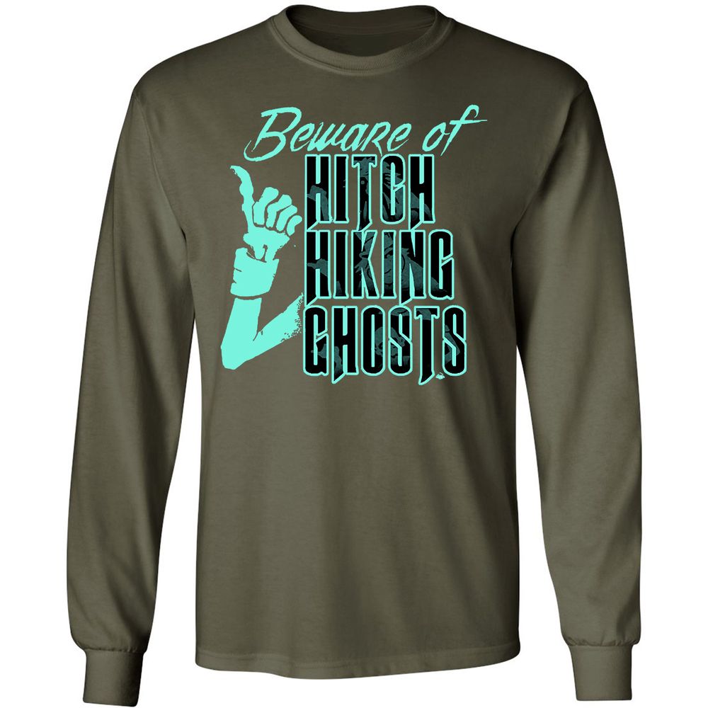Long Sleeve T-Shirt - WYGZDMYQ - Military Green - 16