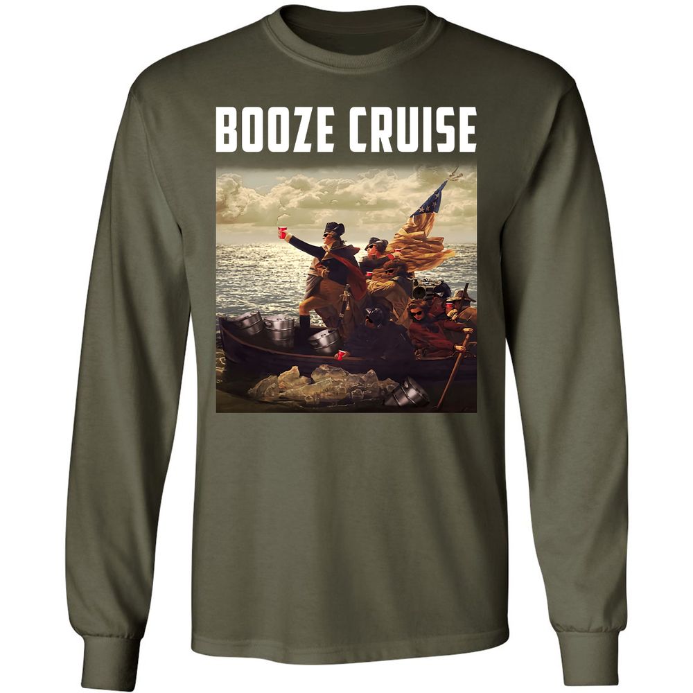 Long Sleeve T-Shirt - RUP6Z2ZD - Military Green - 16