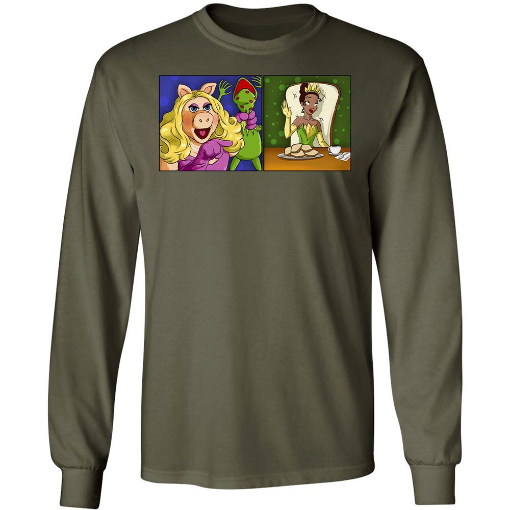Long Sleeve T-Shirt - 3JU3ZV7D - Military Green - 16