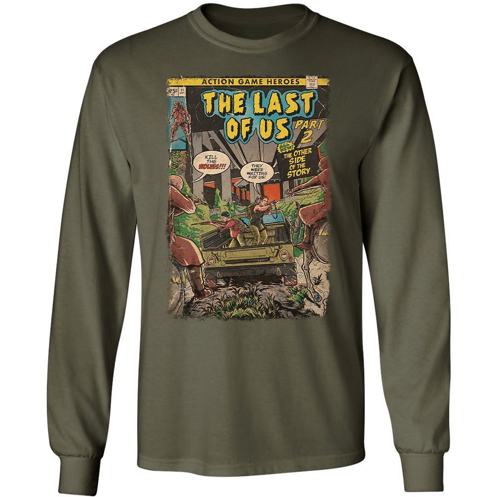 Long Sleeve T-Shirt - DQ8263X4 - Military Green - 16