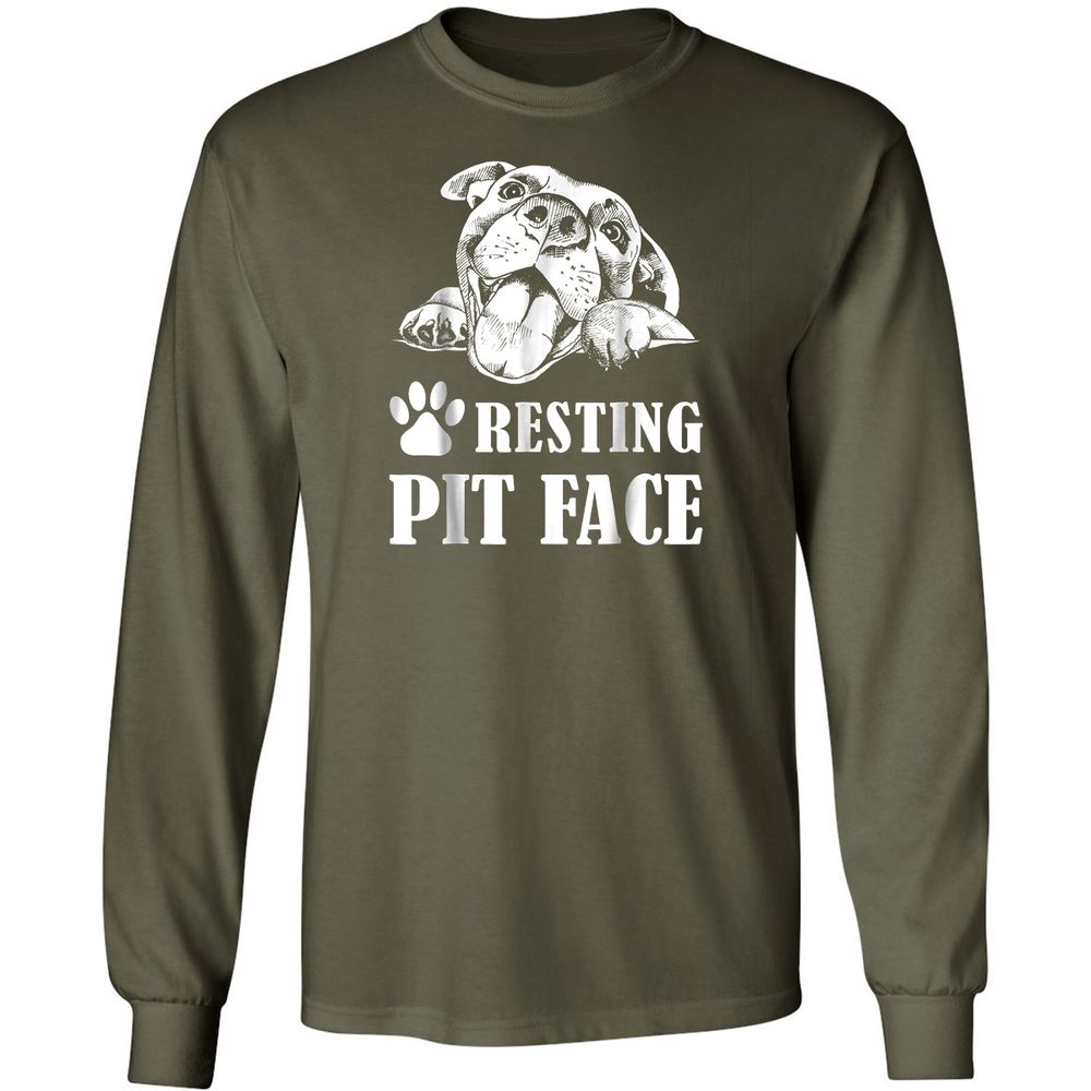 Long Sleeve T-Shirt - 2BKC4EPD - Military Green - 16