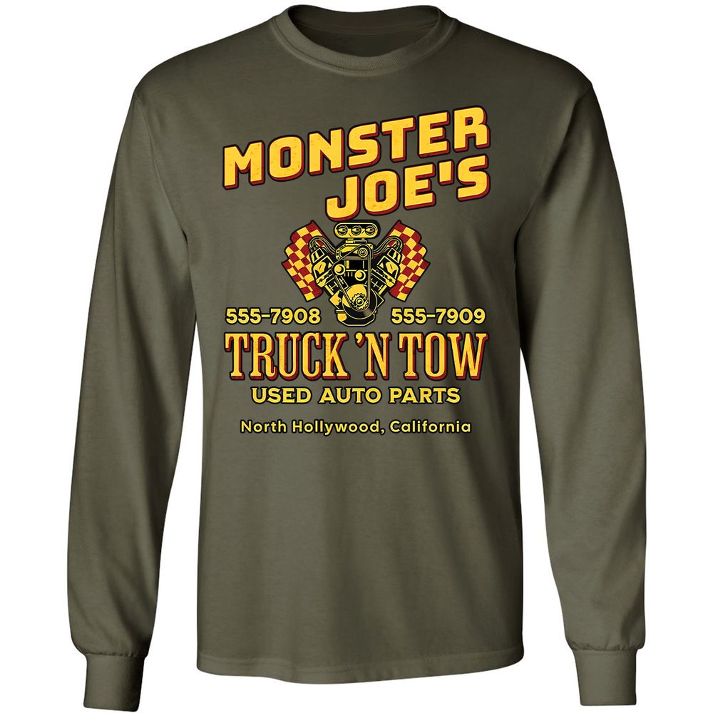 Long Sleeve T-Shirt - HH9ZJVM1 - Military Green - 16
