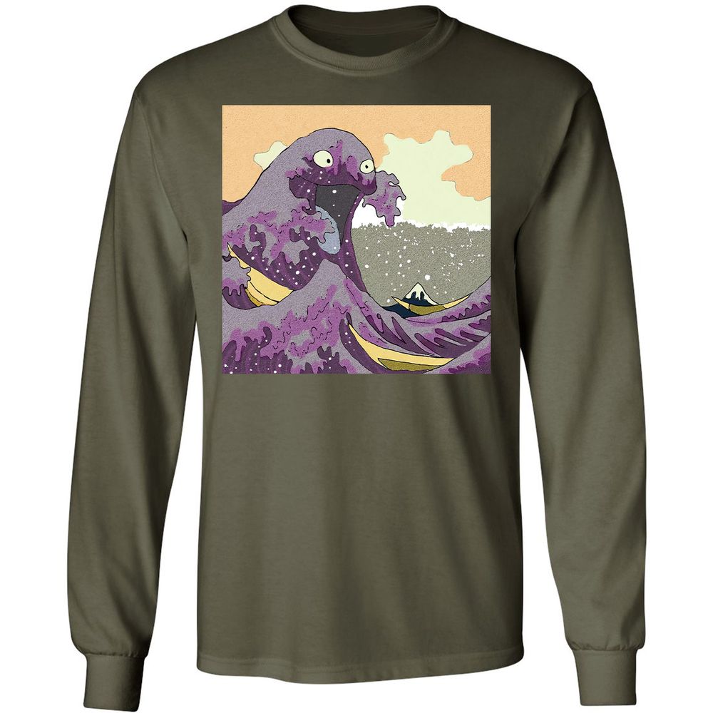 Long Sleeve T-Shirt - GB89DPKG - Military Green - 16