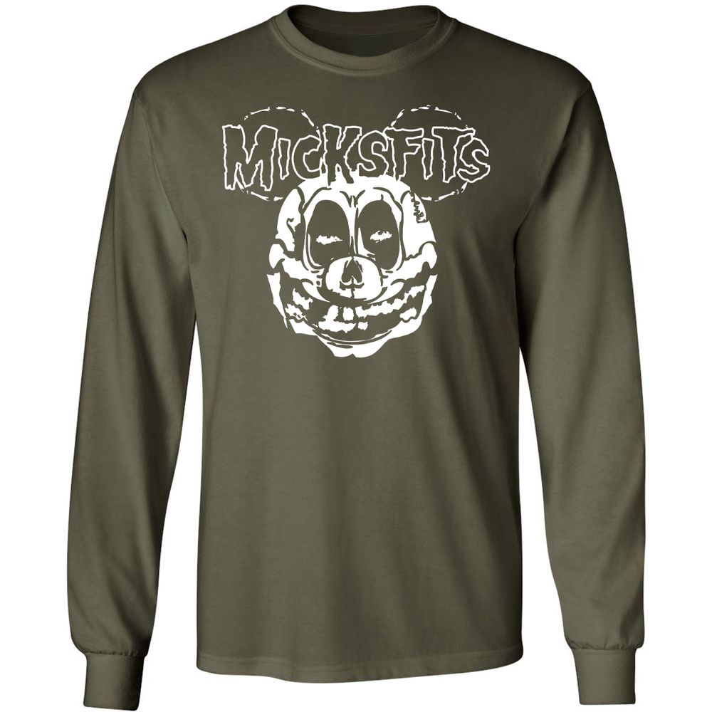 Long Sleeve T-Shirt - 1LUS2L2F - Military Green - 16