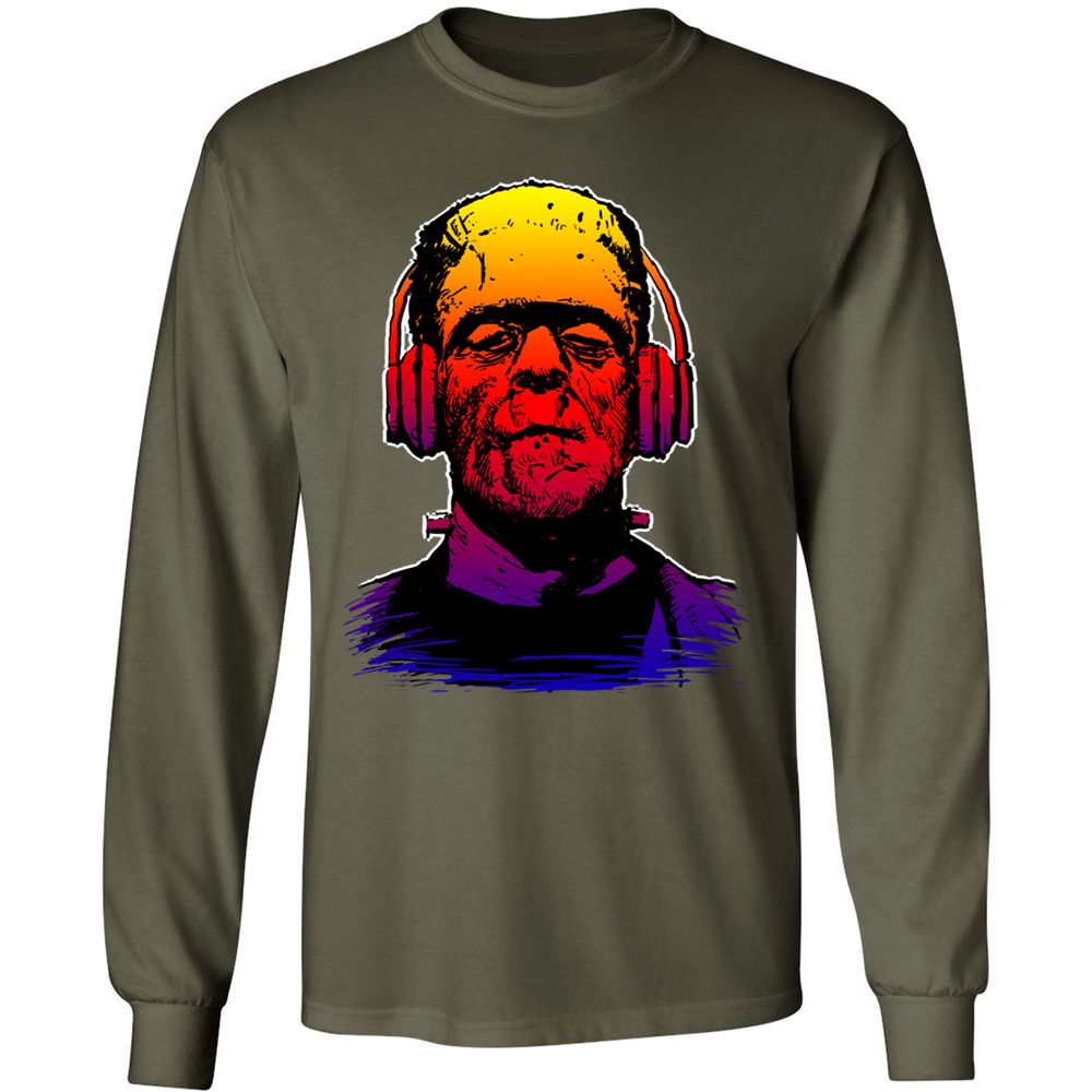 Long Sleeve T-Shirt - MHGFR4P2 - Military Green - 16