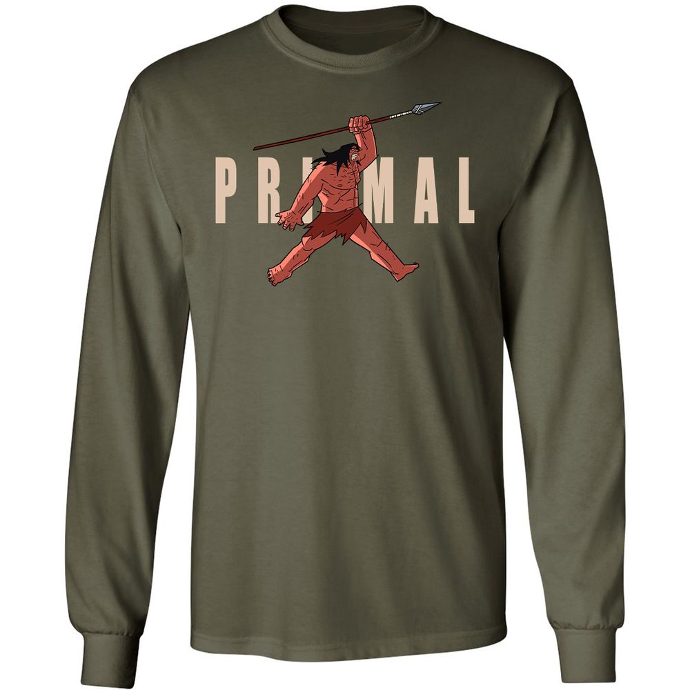 Long Sleeve T-Shirt - BKET2DSE - Military Green - 16