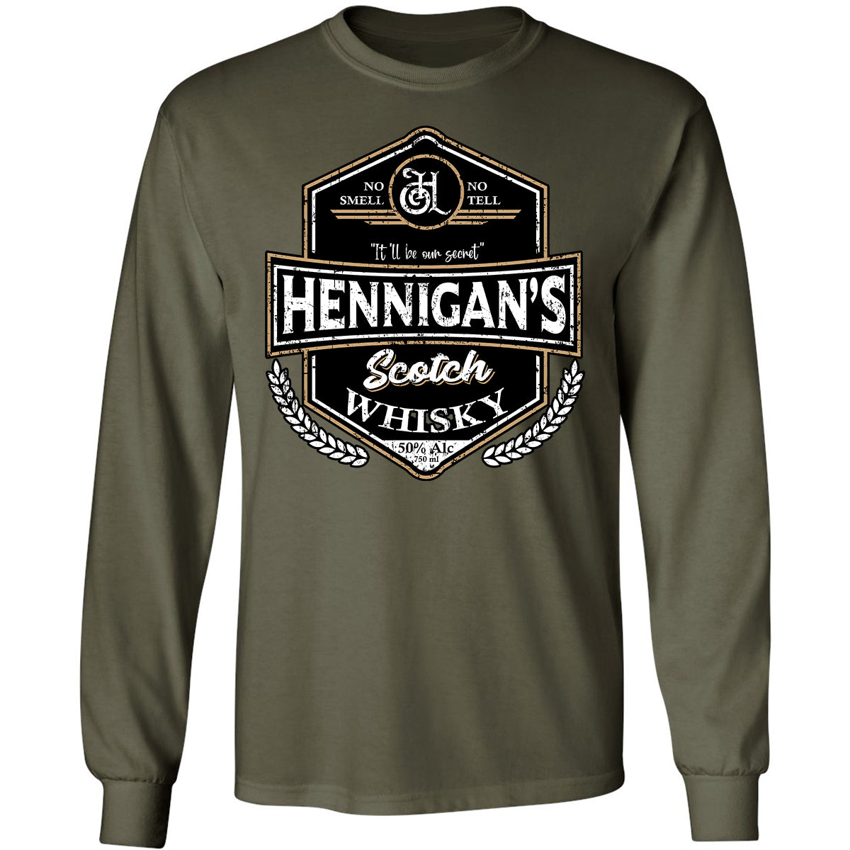 Long Sleeve T-Shirt - B31U2CCA - Military Green - 16