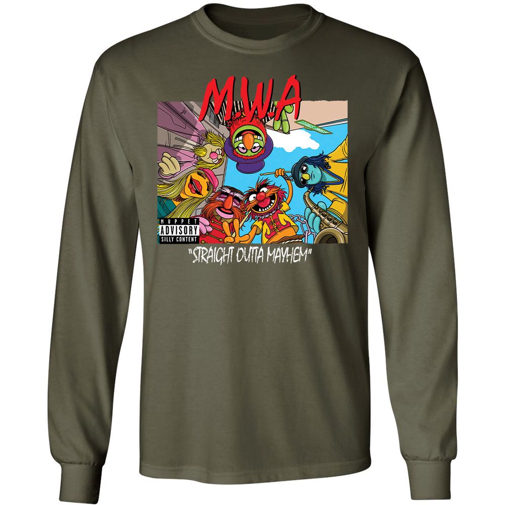Long Sleeve T-Shirt - AV4PPJCY - Military Green - 16