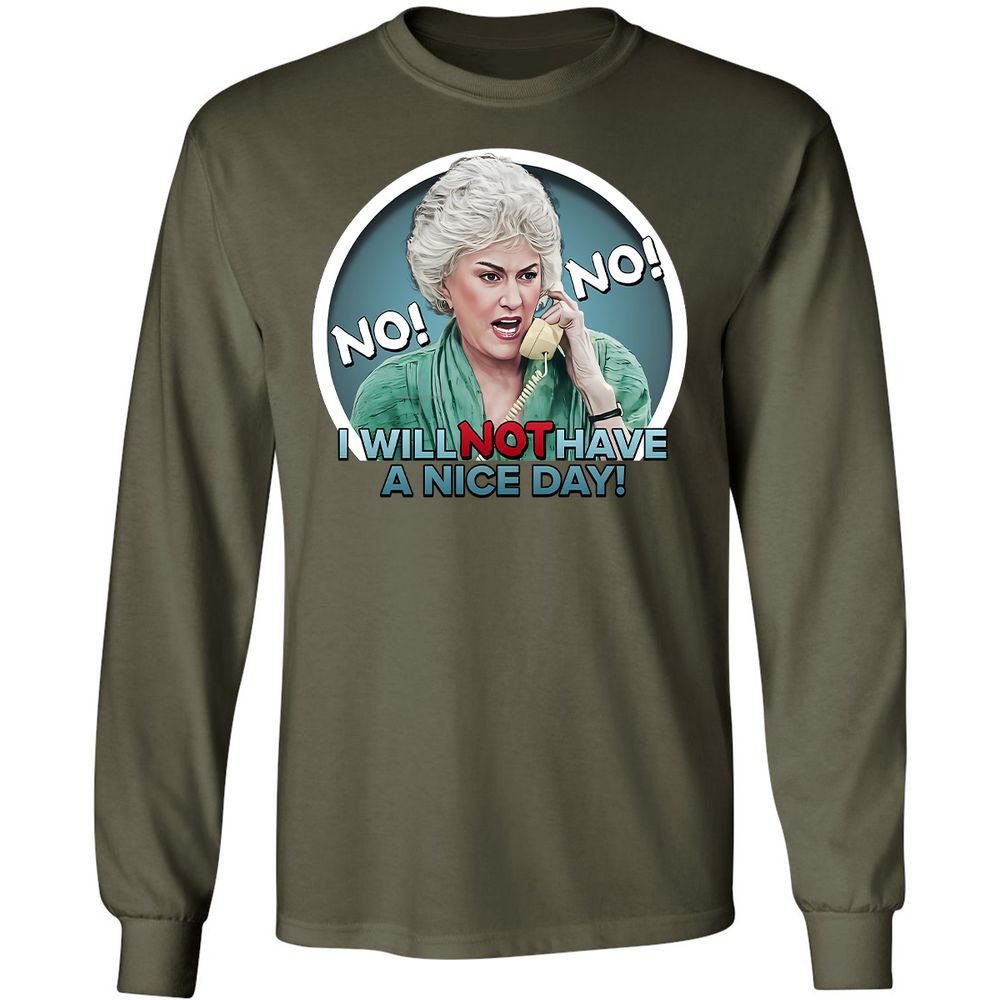 Long Sleeve T-Shirt - FR8HPM62 - Military Green - 16