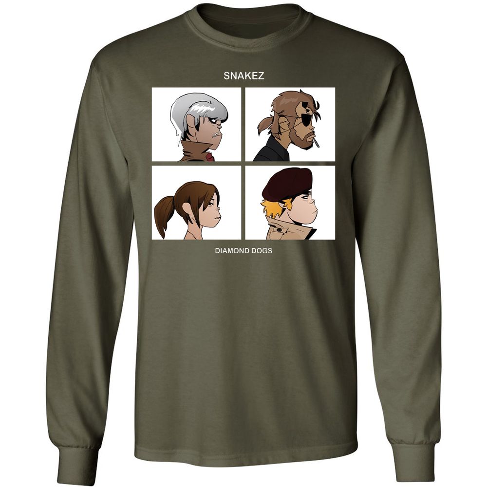 Long Sleeve T-Shirt - TRDF92TV - Military Green - 16