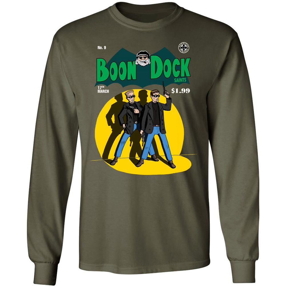 Long Sleeve T-Shirt - DLL8WW6J - Military Green - 16