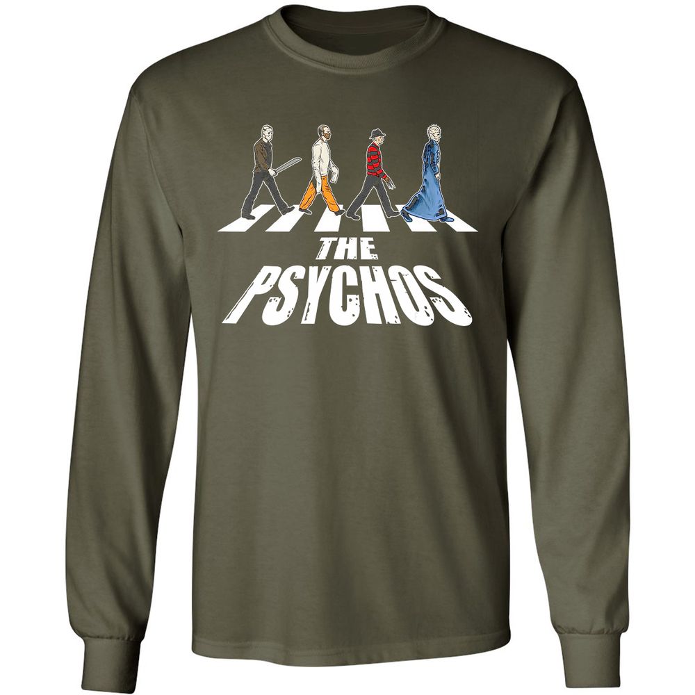 Long Sleeve T-Shirt - 4VCNVCRU - Military Green - 16