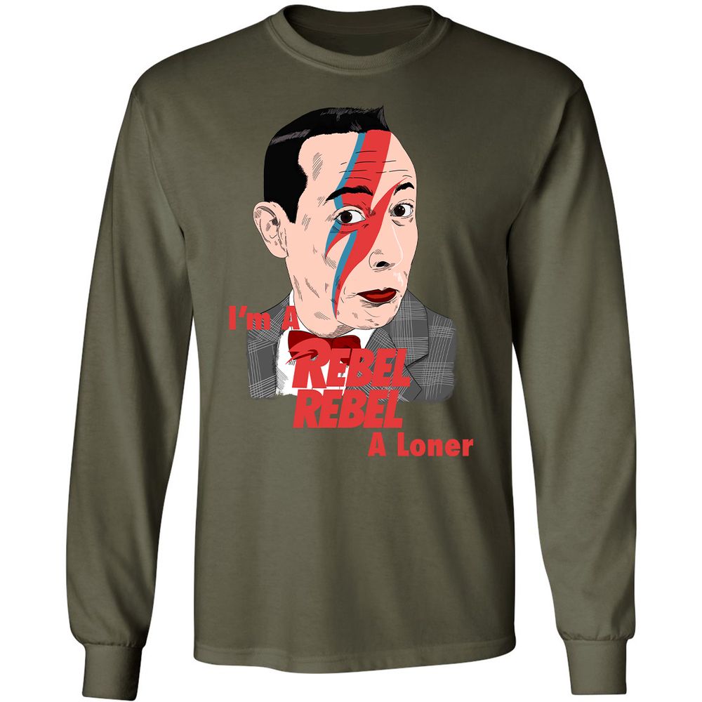 Long Sleeve T-Shirt - YZ2HCY3M - Military Green - 16