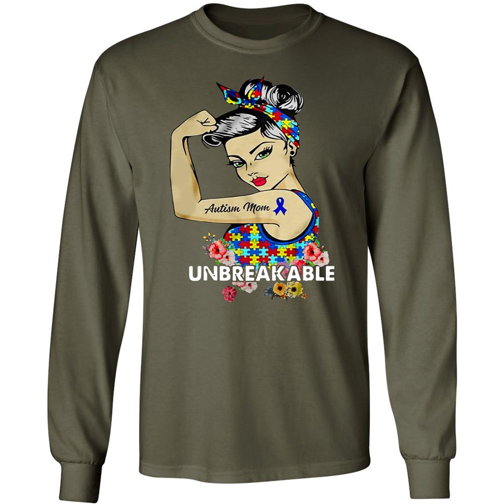 Long Sleeve T-Shirt - LJS94HDX - Military Green - 16