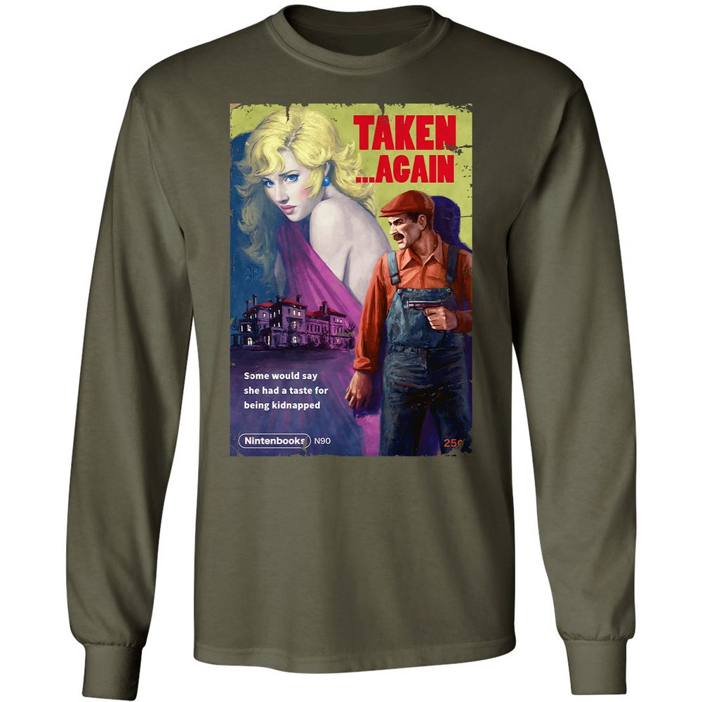 Long Sleeve T-Shirt - 3BU3SF9N - Military Green - 16