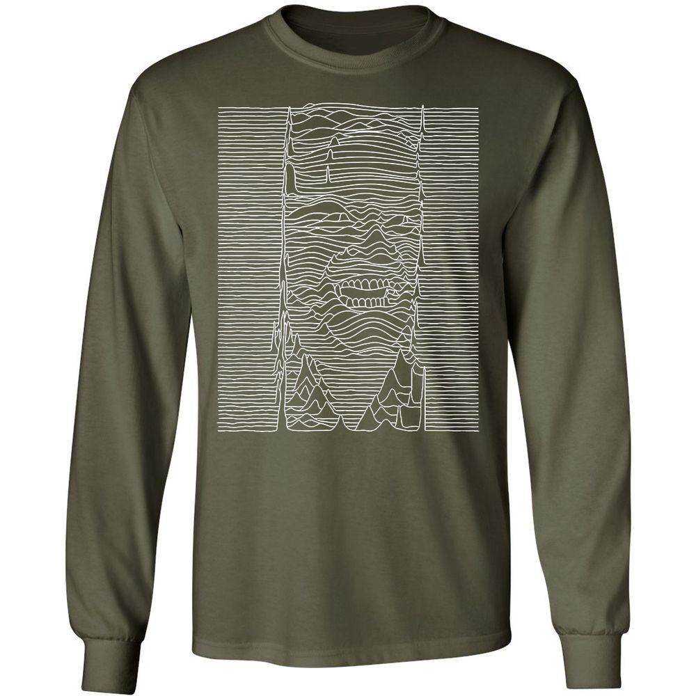 Long Sleeve T-Shirt - XEKU4ACM - Military Green - 16