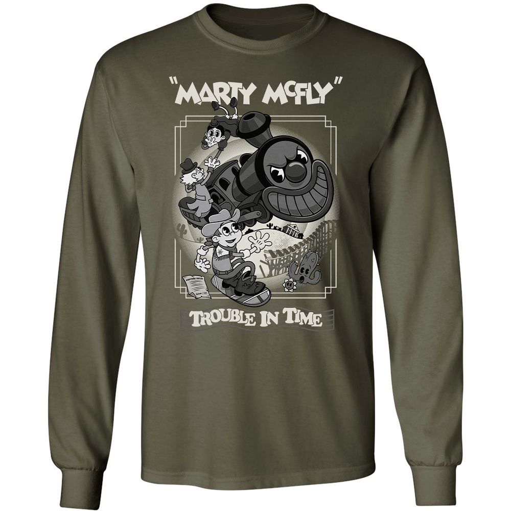 Long Sleeve T-Shirt - 4M5R75AM - Military Green - 16