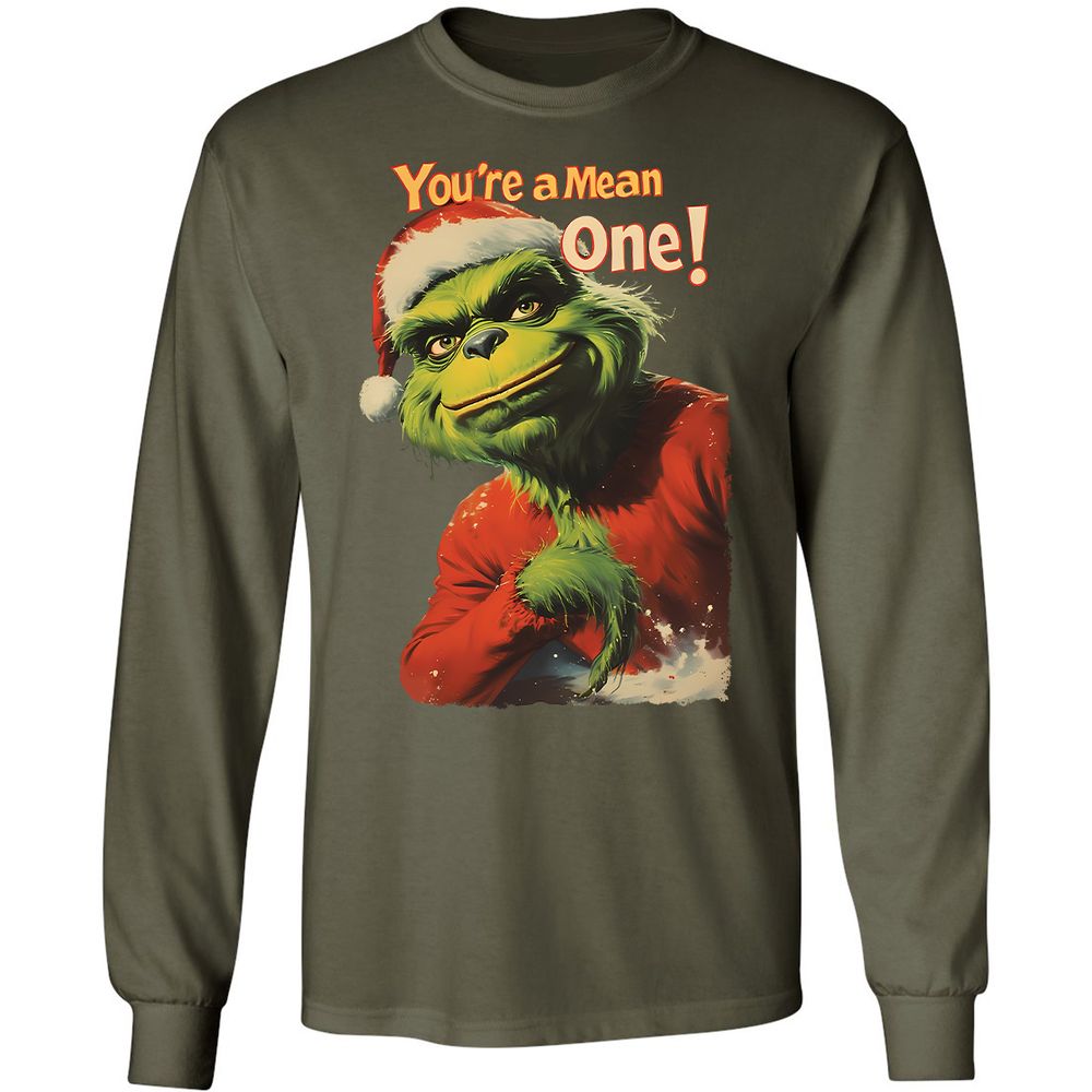 Long Sleeve T-Shirt - MSMGJGFS - Military Green - 16