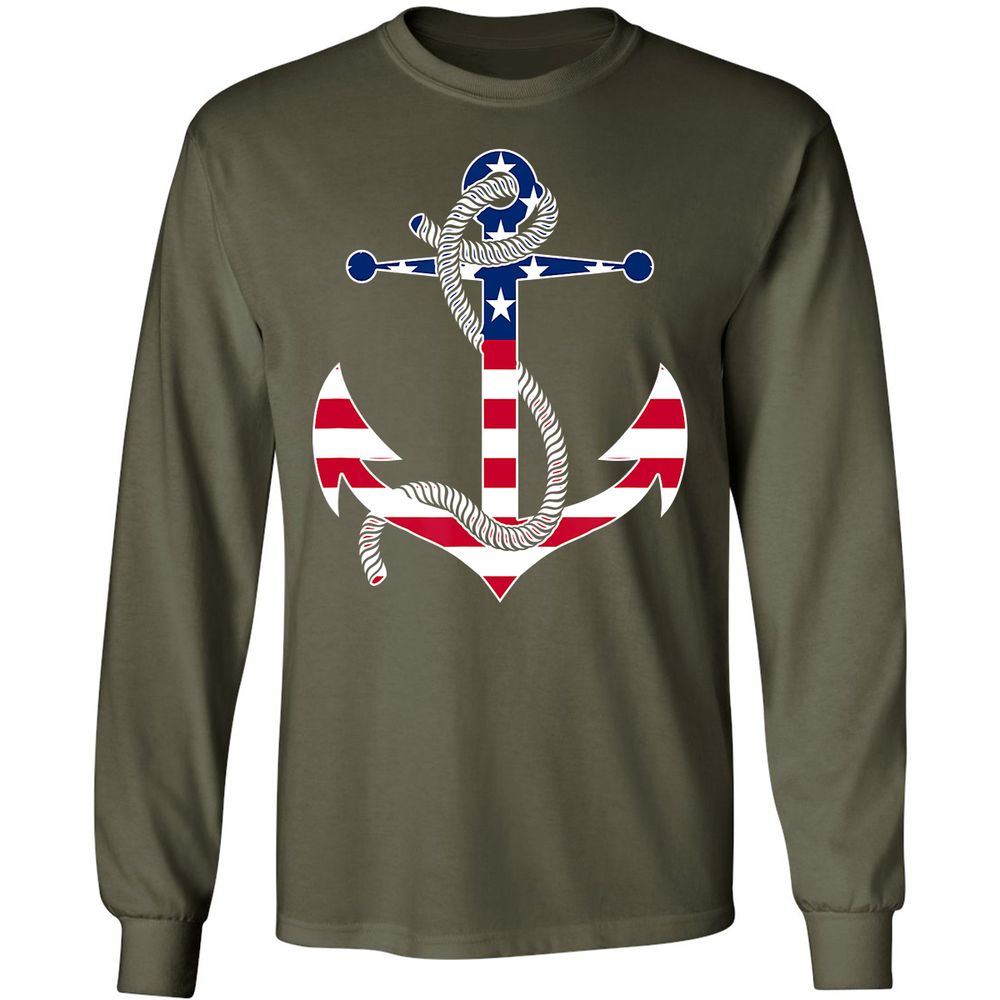 Long Sleeve T-Shirt - MRDD36MQ - Military Green - 16
