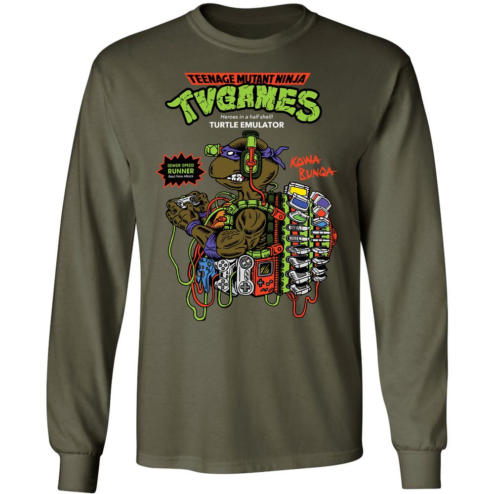Long Sleeve T-Shirt - GYRCE3WX - Military Green - 16