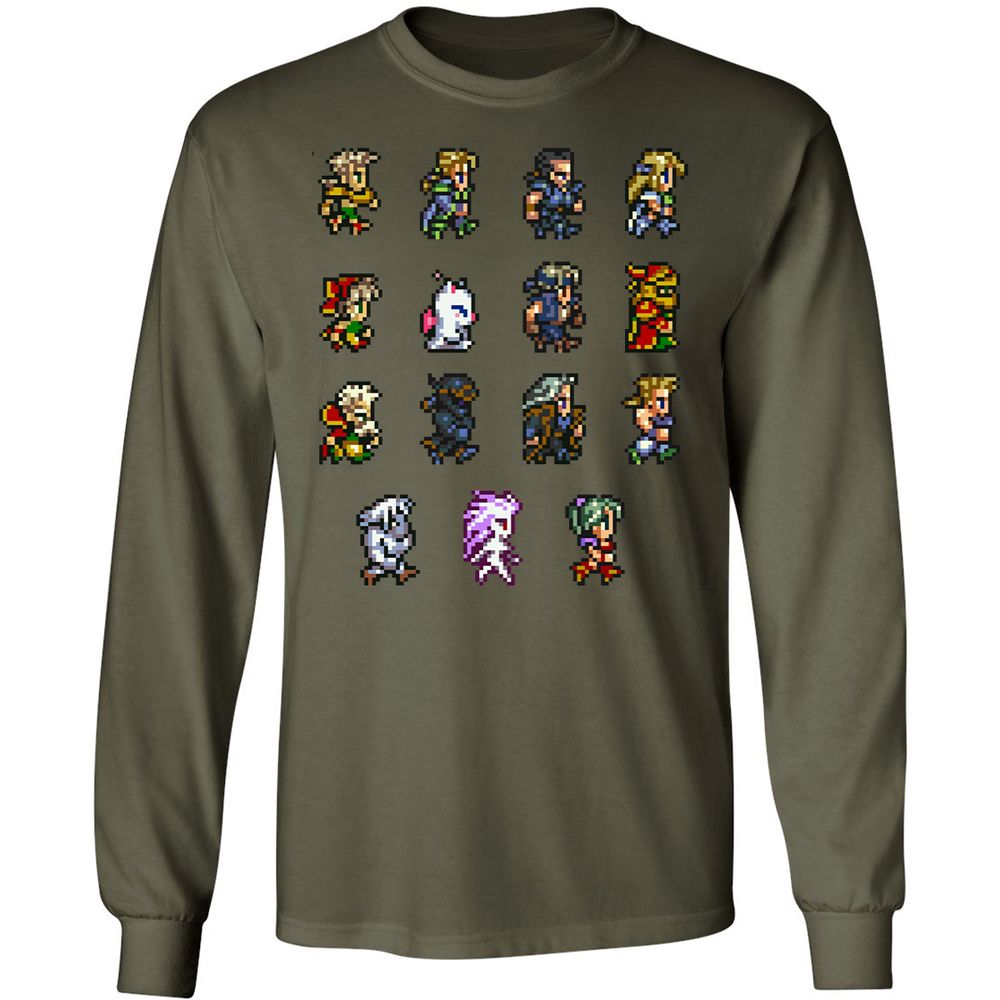 Long Sleeve T-Shirt - GE77SPY4 - Military Green - 16