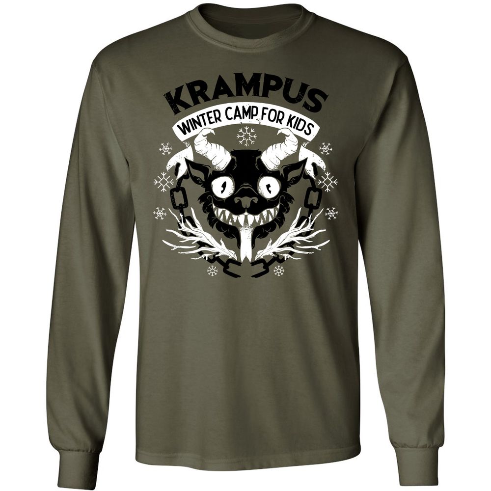 Long Sleeve T-Shirt - 5GJ7RYGJ - Military Green - 16