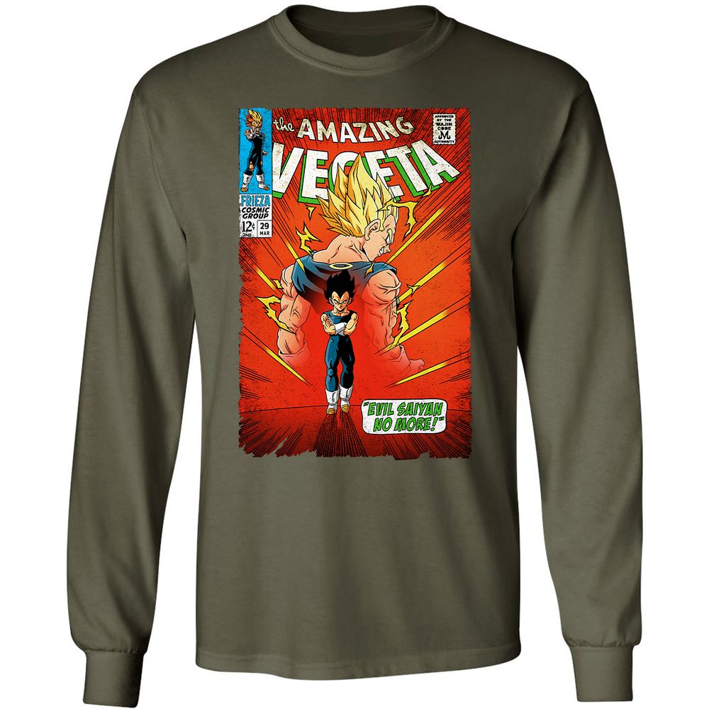 Long Sleeve T-Shirt - BMCQV9Z9 - Military Green - 16