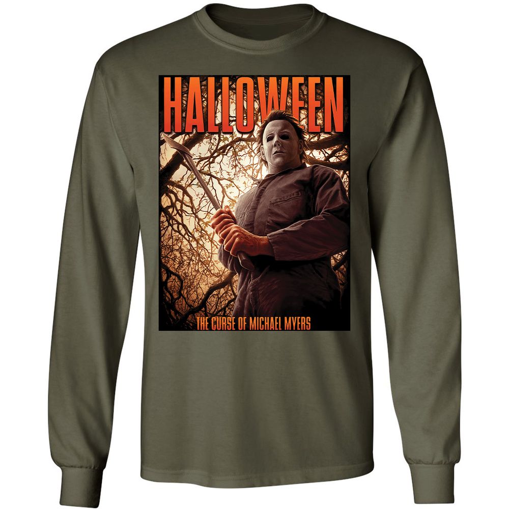 Long Sleeve T-Shirt - MJLH9BBD - Military Green - 16