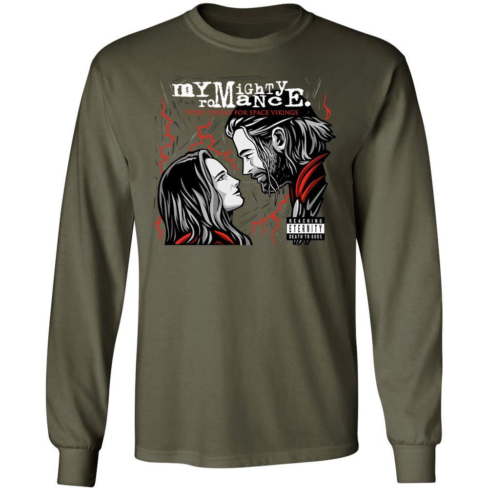 Long Sleeve T-Shirt - 7RZVGJZM - Military Green - 16