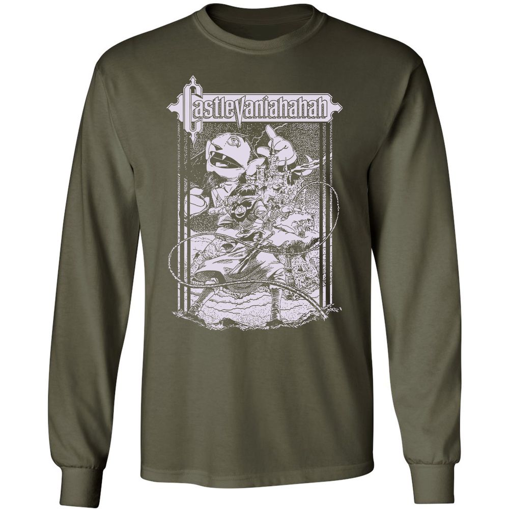Long Sleeve T-Shirt - THCMQXQU - Military Green - 16