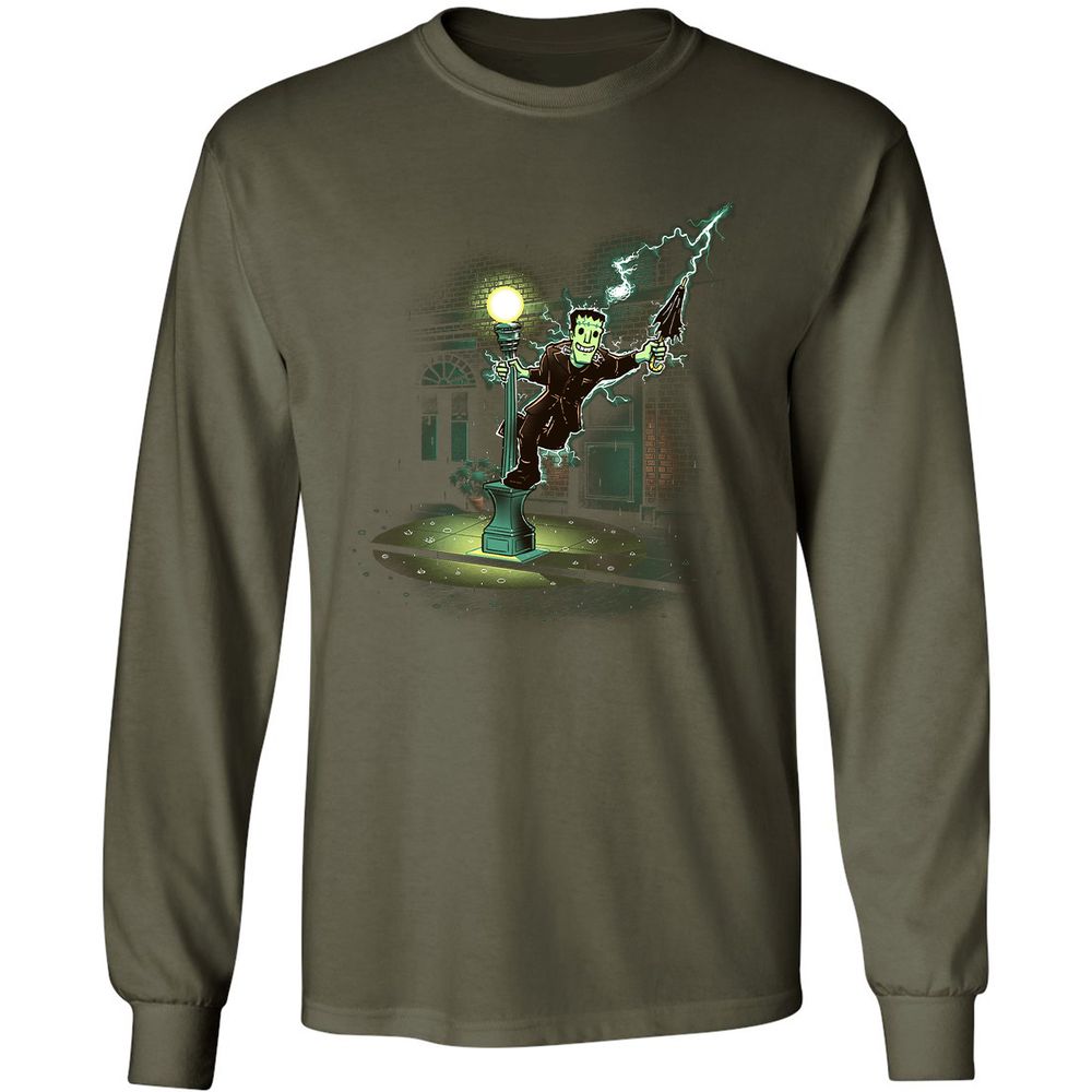 Long Sleeve T-Shirt - FVAWBRNF - Military Green - 16