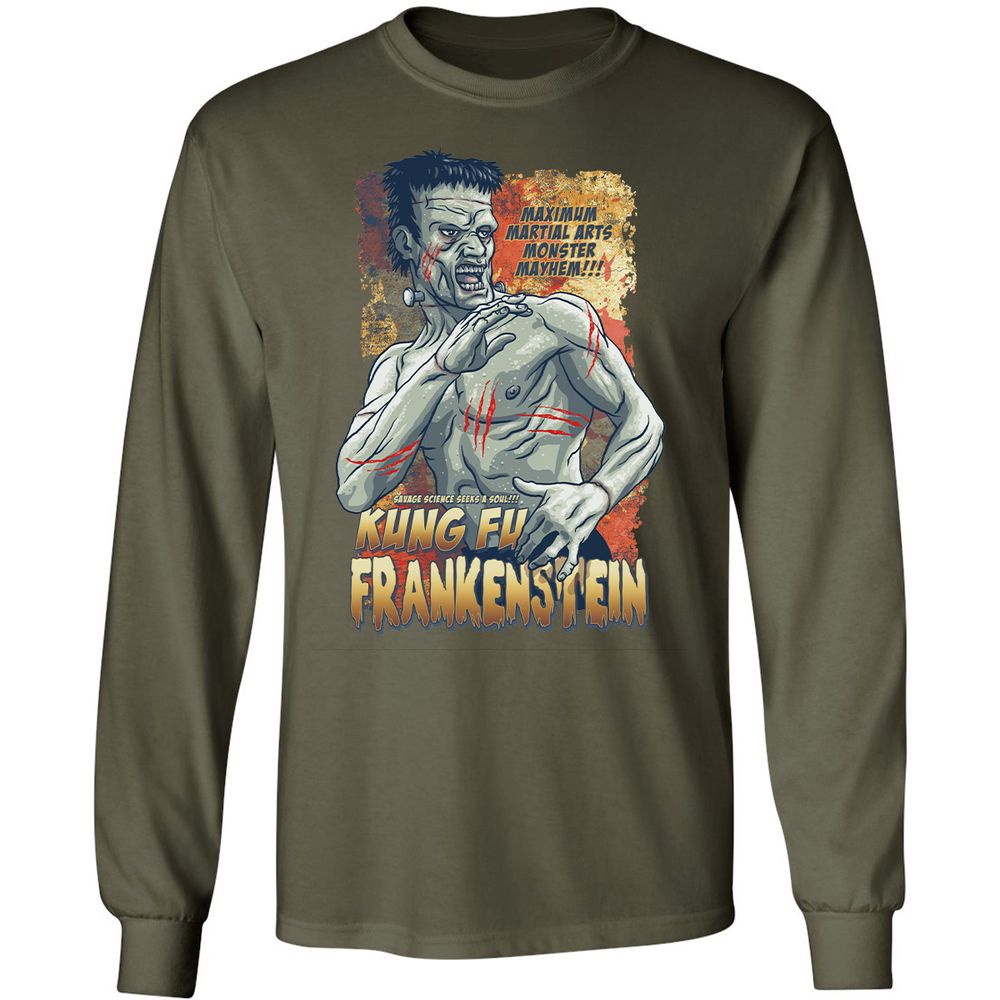 Long Sleeve T-Shirt - S6BVVPSR - Military Green - 16