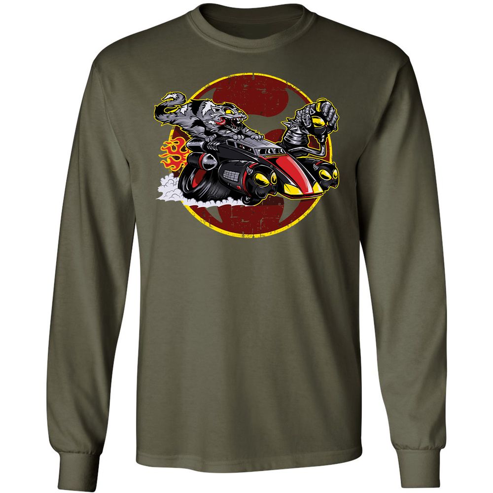 Long Sleeve T-Shirt - 56ETCBNB - Military Green - 16