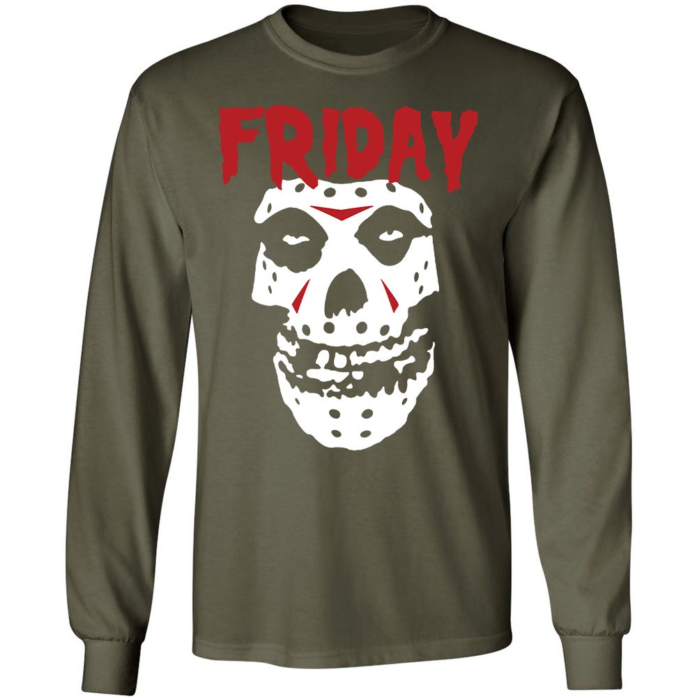 Long Sleeve T-Shirt - Z7X65NFV - Military Green - 16