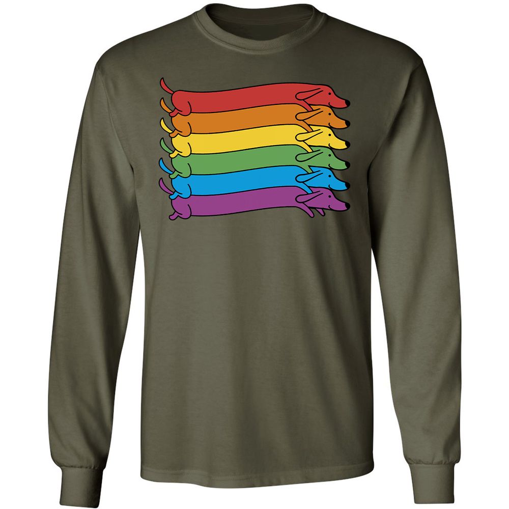 Long Sleeve T-Shirt - H9QWU9MD - Military Green - 16