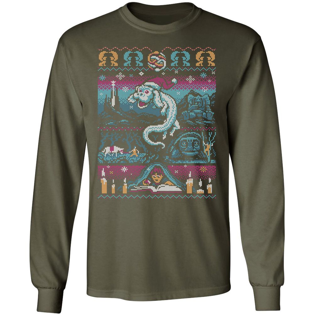 Long Sleeve T-Shirt - 2L1JP73Y - Military Green - 16