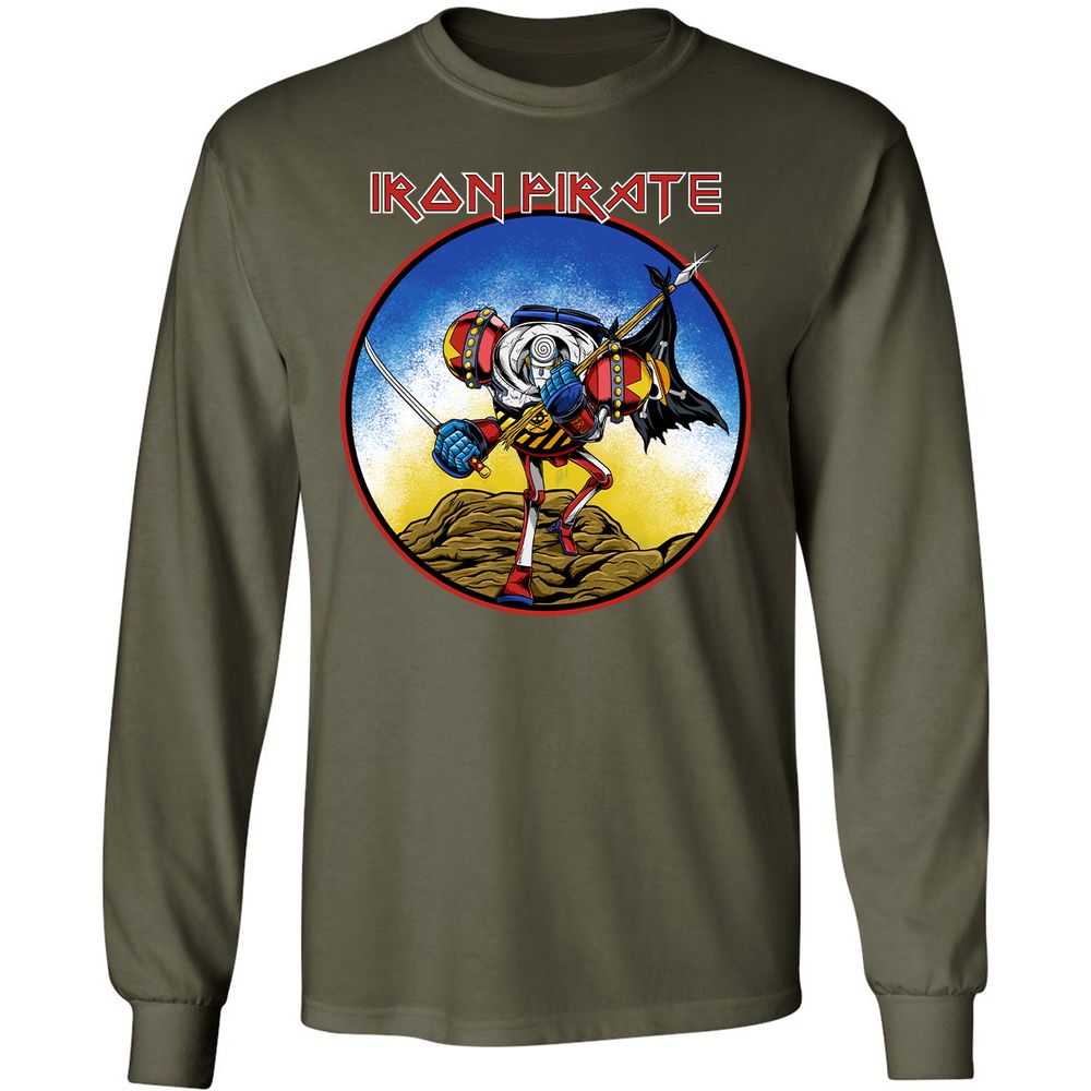 Long Sleeve T-Shirt - 116XZB5J - Military Green - 16