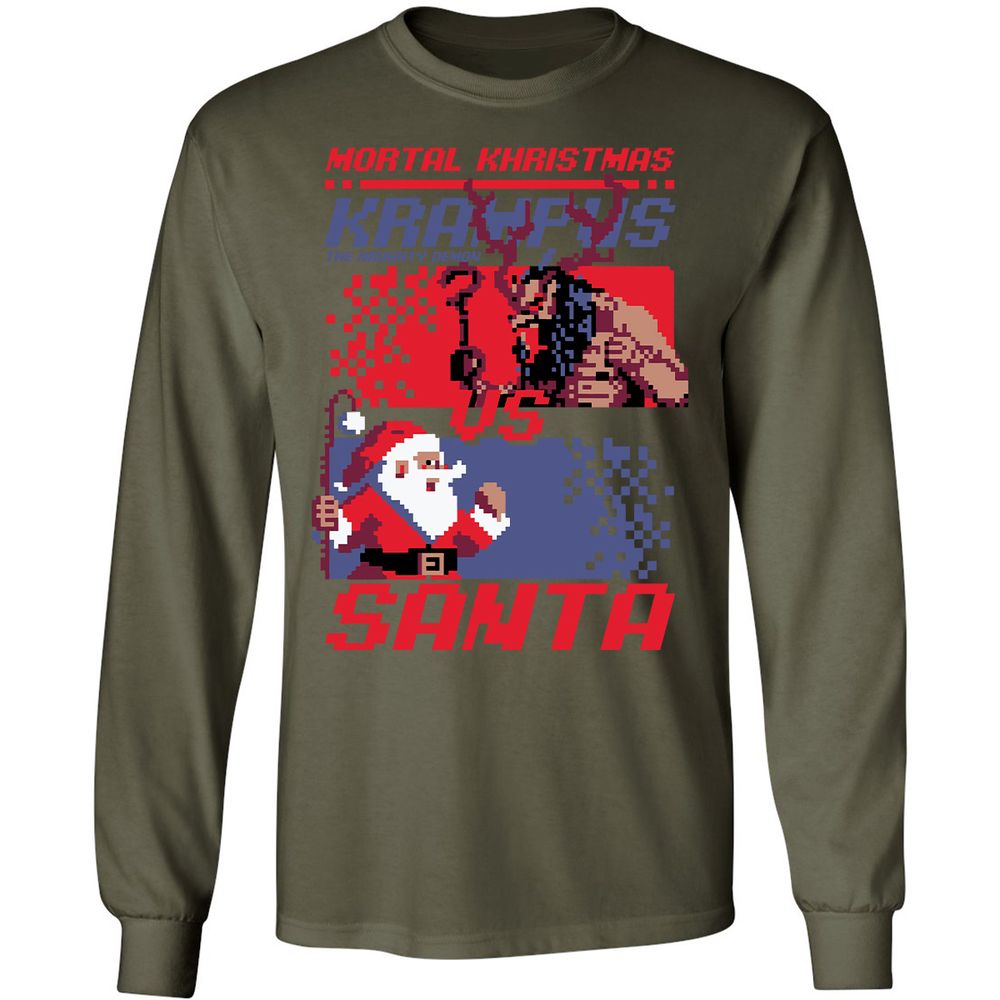 Long Sleeve T-Shirt - AG873QWP - Military Green - 16